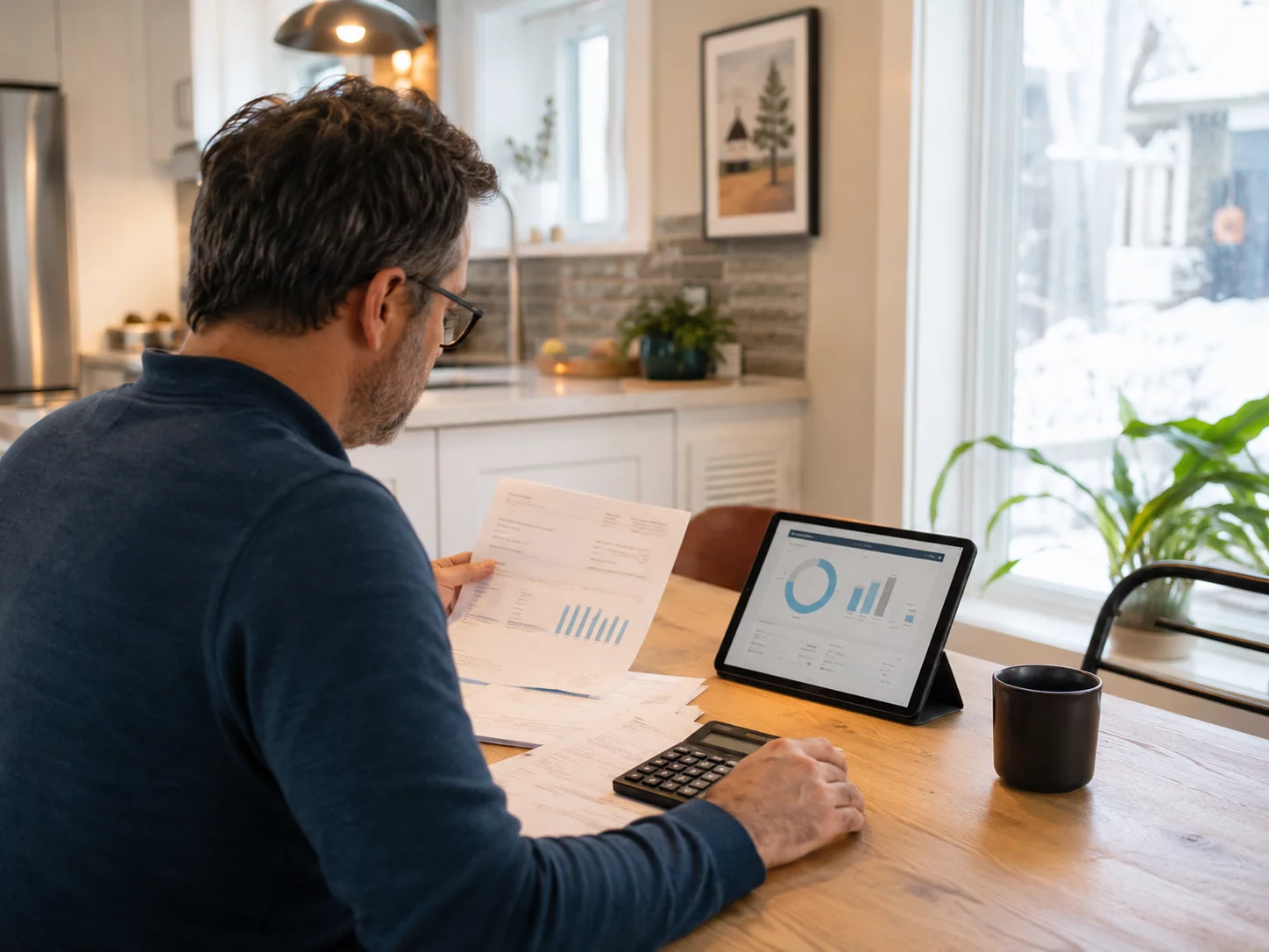 Propri&eacute;taire calculant l&rsquo;aide financi&egrave;re LogisVert selon son syst&egrave;me de chauffage.