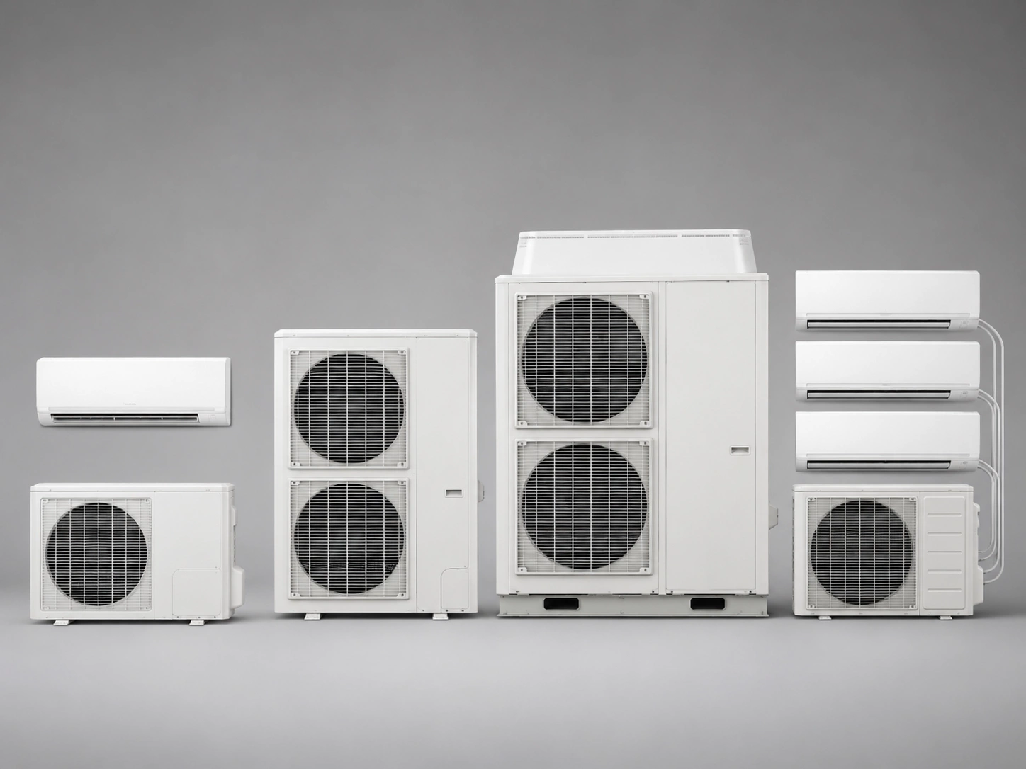 Diff&eacute;rents types de thermopompes avec leurs fourchettes de prix install&eacute;es au Qu&eacute;bec en 2026.