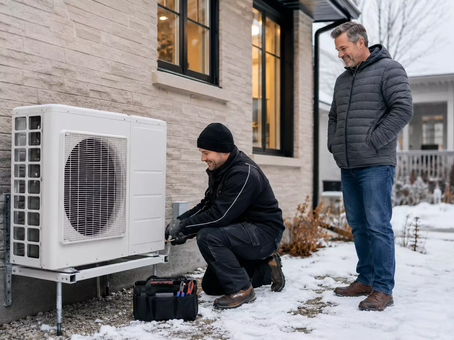 Thermopompe, un investissement rentable &agrave; long terme pour une maison qu&eacute;b&eacute;coise.